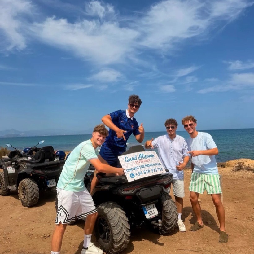Santa Pola en quad