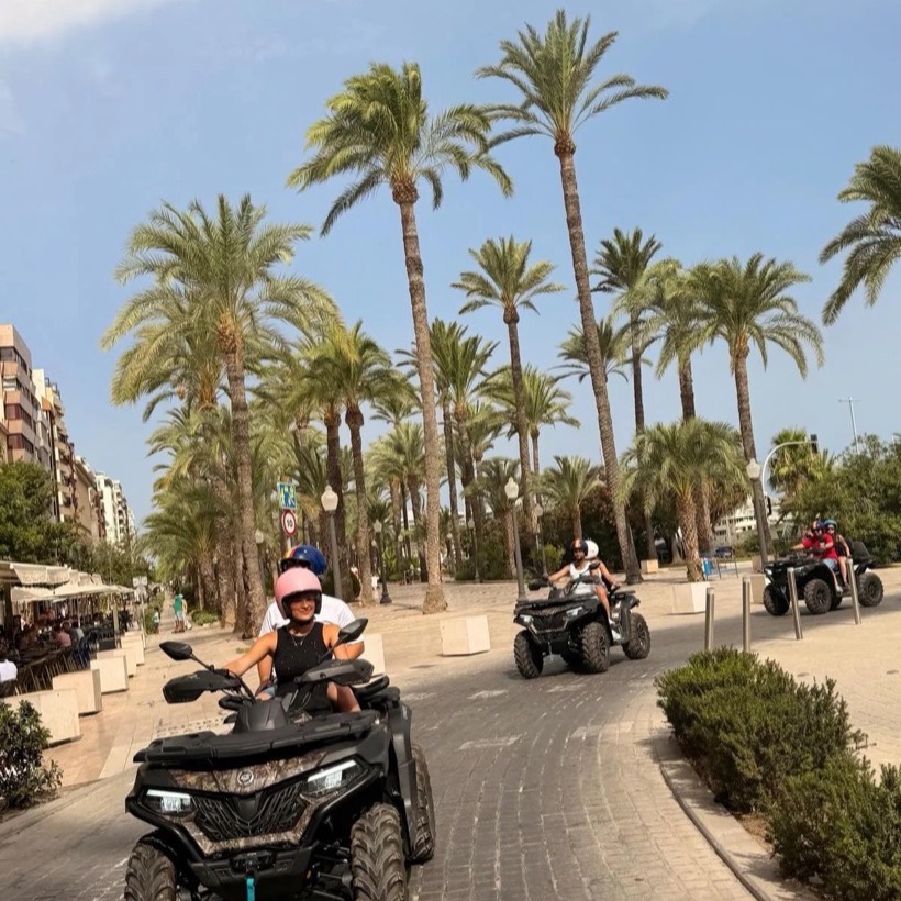 Santa Pola en quad