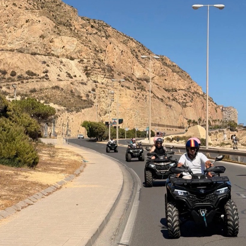 Alicante centro en quad